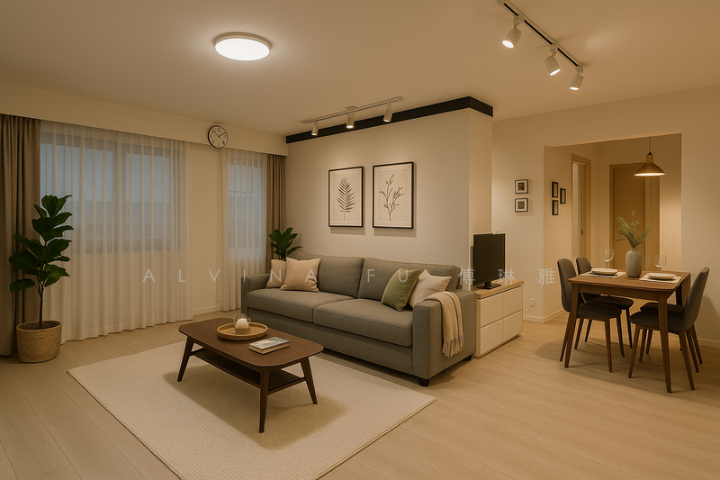 Living Room - For illustration only