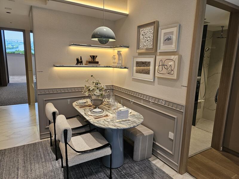 River Green Apartment For Sale at S$ 2,112,000 | PropertyGuru Singapore - Dinning area