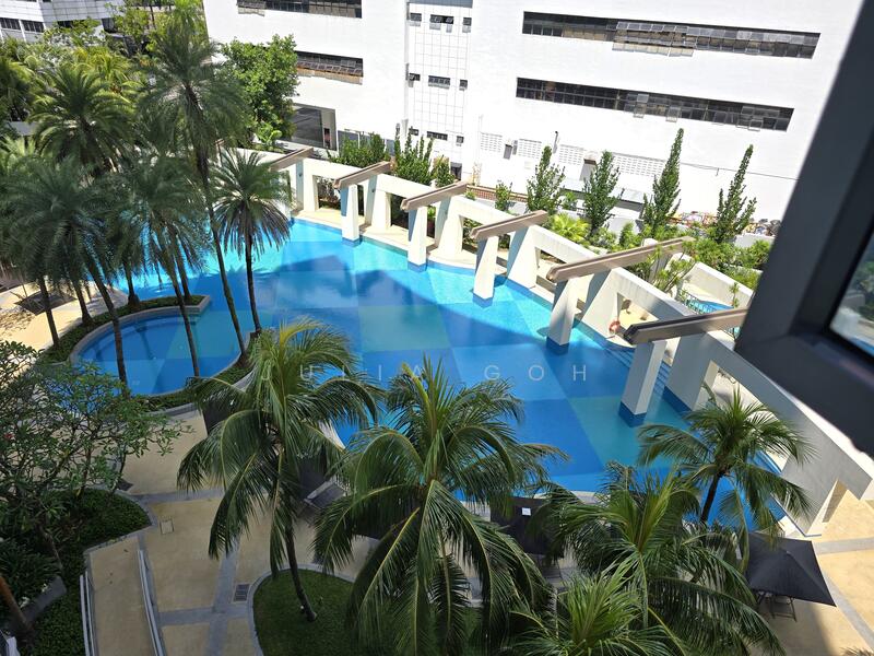 Pool View from Living & bedrooms