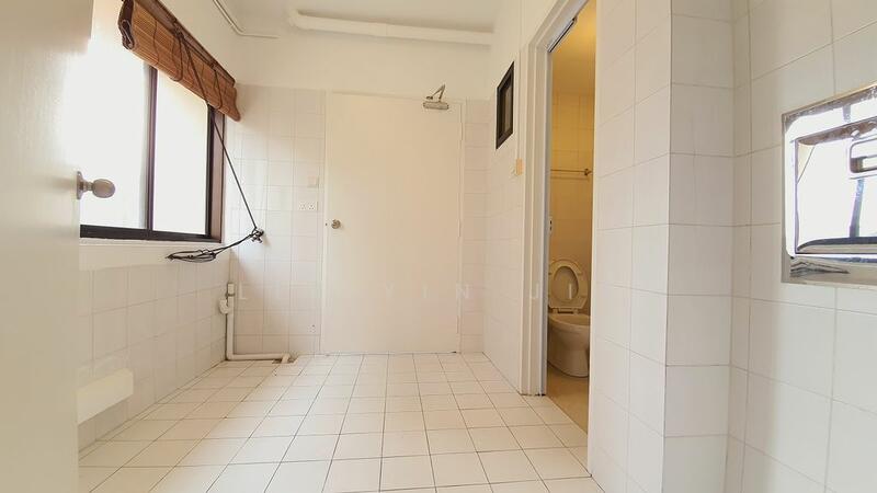 Yard with toilet