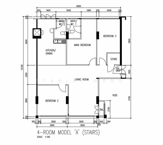 230 Choa Chu Kang Central, 230 Choa Chu Kang Central, 3 Bedrooms, 1,151 sqft, HDB Flat For Sale, by Stanley Wong, 60162003 - PropertyGuru.com.sg