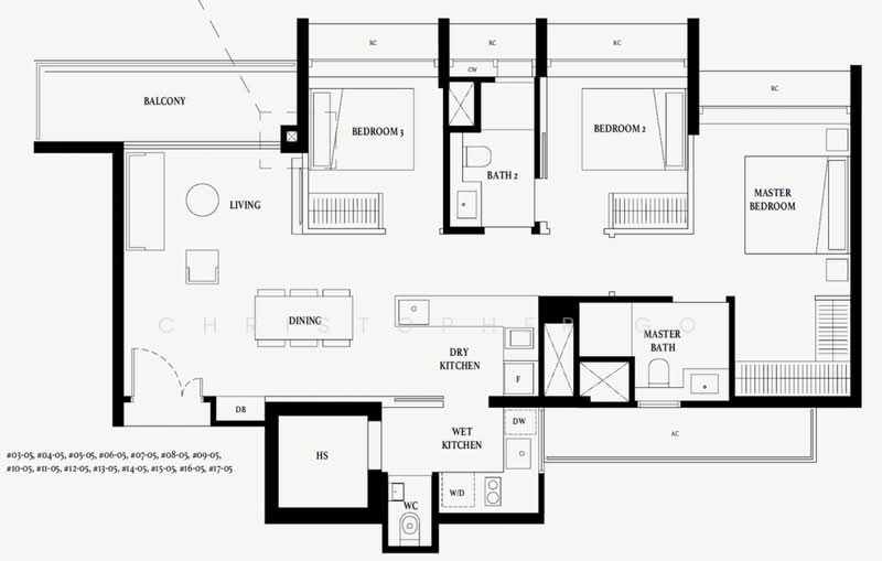 Arina East Residences, 6D Tanjong Rhu Road, 3 Bedrooms, 1,087 sqft, Condominium For Sale, by Christopher Go, 60163243 - PropertyGuru.com.sg