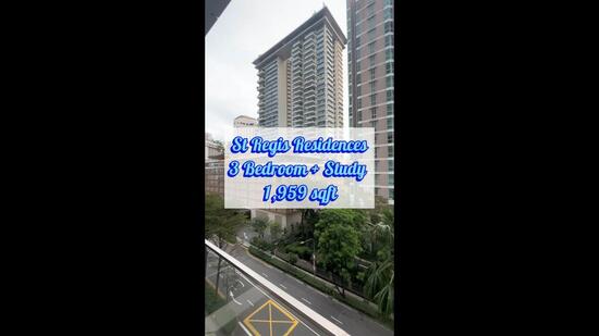 St. Regis Residences Singapore, 33 Tanglin Road, 3 Bedrooms, 1,959 sqft, Apartment For Rent, by Delvin Lim, 60163788 - PropertyGuru.com.sg
