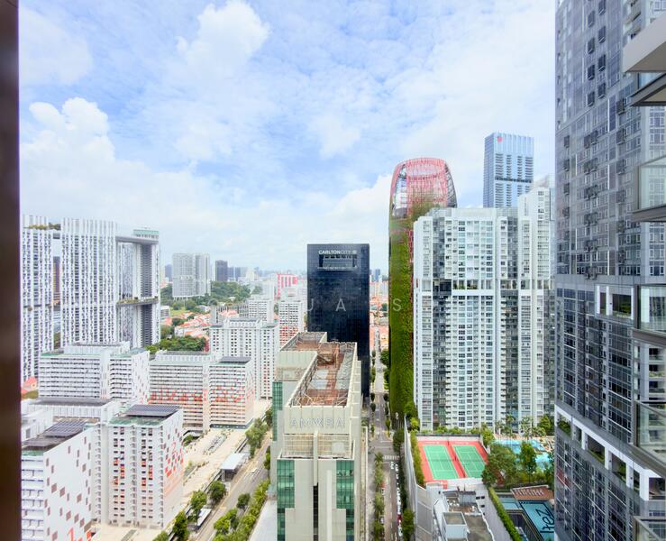 One Bernam, 1 Bernam Street, Chinatown / Tanjong Pagar, 1 Bedroom, 452 sqft, Condominium For Rent, by Joshua Soh, 60164034 - View from Bedroom - PropertyGuru.com.sg