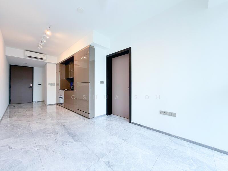 One Bernam, 1 Bernam Street, Chinatown / Tanjong Pagar, 1 Bedroom, 452 sqft, Condominium For Rent, by Joshua Soh, 60164034 - Living Kitchen - PropertyGuru.com.sg