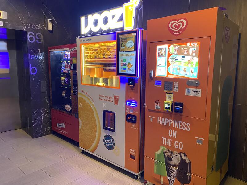 On-site vending machines