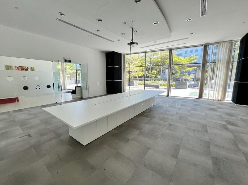 Grand Floor with Great Frontage and Visibility, Mins Walk from MRT Station, Fitted Unit at CBP, , 6,319 sqft, Light Industrial (B1) For Rent, by Joanna Zhou, 60165208 - Lobby - CommercialGuru.com.sg