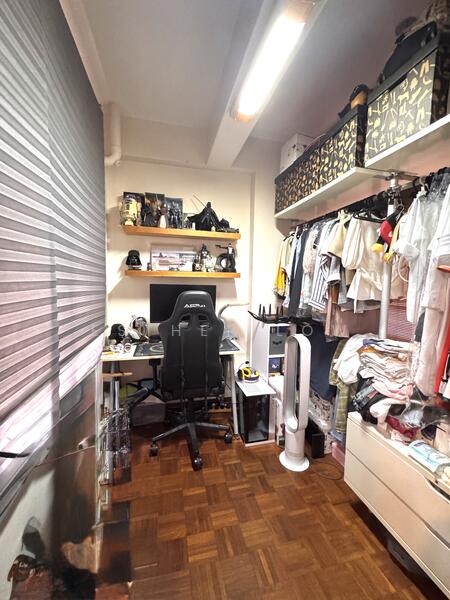 Study cum walk in wardrobe 