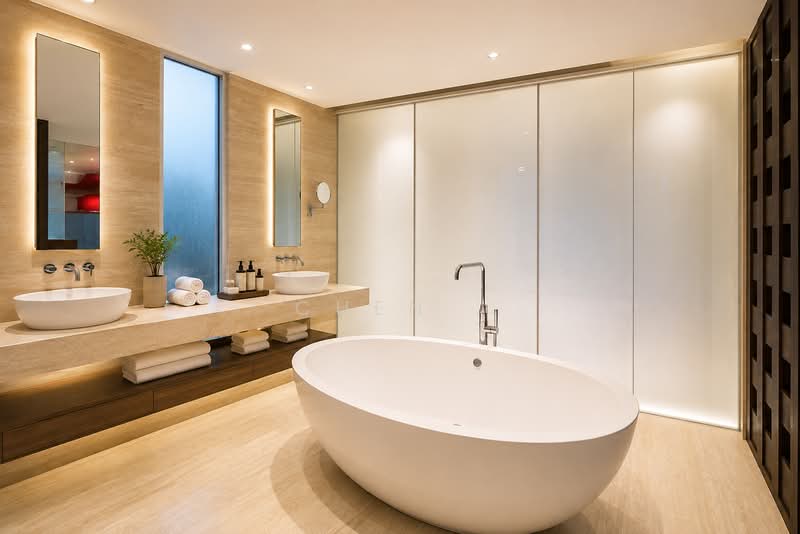 Sentosa Cove, Paradise Island, Harbourfront / Telok Blangah, 7 Bedrooms, 5,782 sqft, Detached House For Rent, by CHEN ., 60165650 - Bathroom - PropertyGuru.com.sg