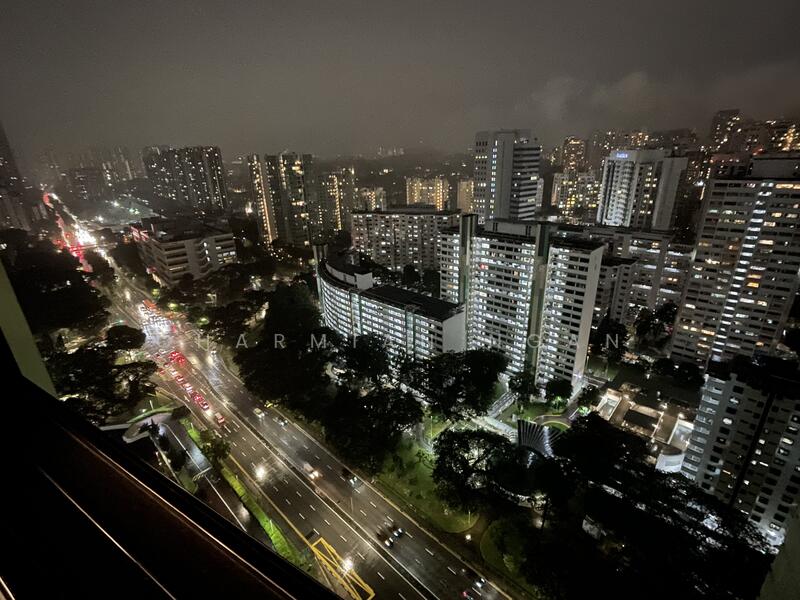 Night view from living