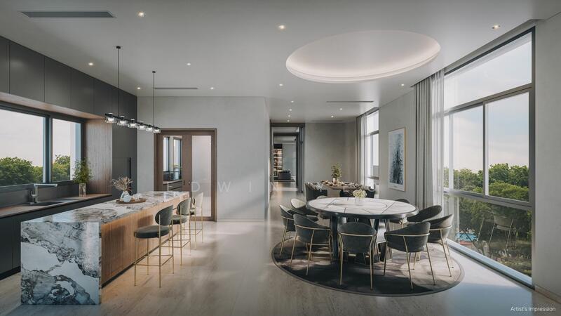 Open Kitchen + Dining Hall