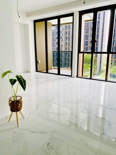 Living Room with Balcony facing pool