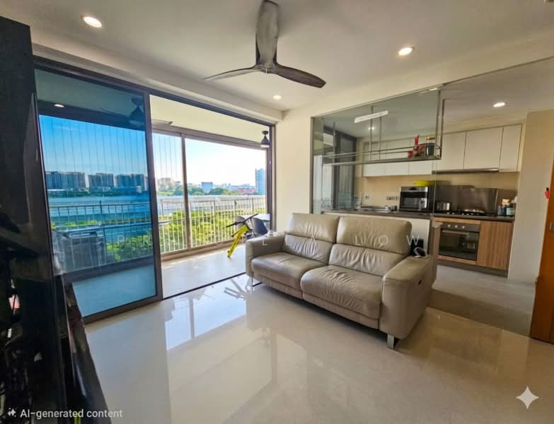 Rivercove Residences EC, 20 Anchorvale Ln, 3 Bedrooms, 1,109 sqft, Condominium For Sale, by Priscilla Low, 60168718 - Living Room - PropertyGuru.com.sg