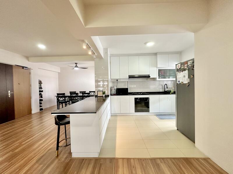 Open concept kitchen