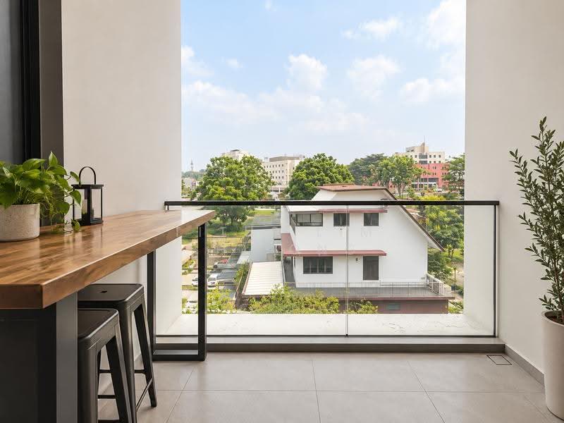 The Essence, 1 Chong Kuo Road, Mandai / Upper Thomson, 2 Bedrooms, 1,001 sqft, Condominium For Sale, by Titus Lim Zhiyong, 60169580 - Balcony - PropertyGuru.com.sg