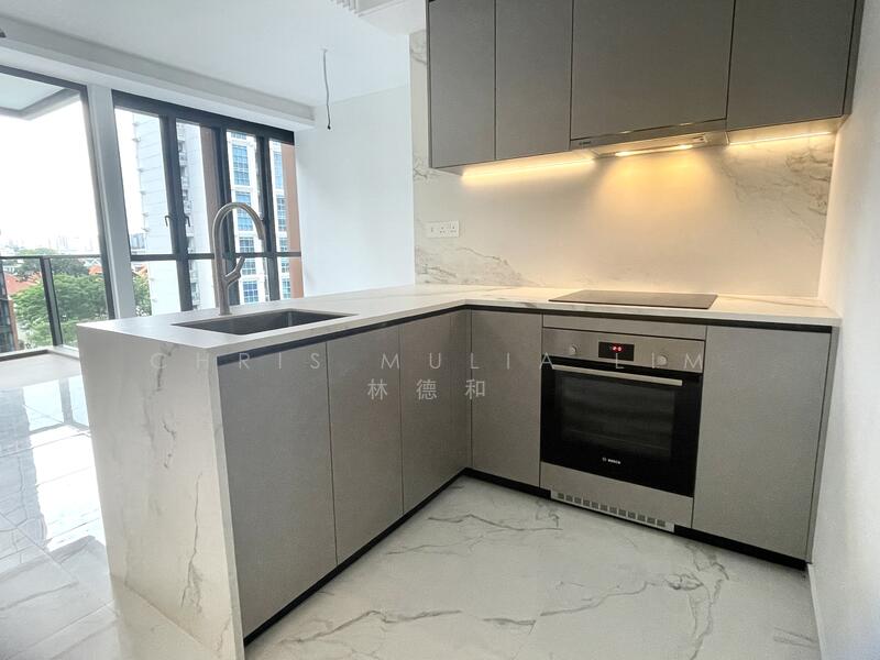 Modern open concept kitchen