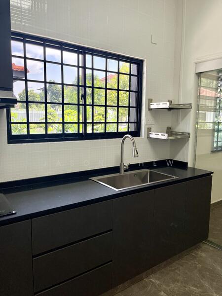Kitchen with a Lovely View & Ventilation