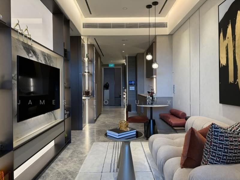 W Residences Marina View - Singapore, 22 Marina View, 1 Bedroom, 570 sqft, Condominium For Sale, by James Yeo Jun Xiang, 60169921 - Living Room - PropertyGuru.com.sg