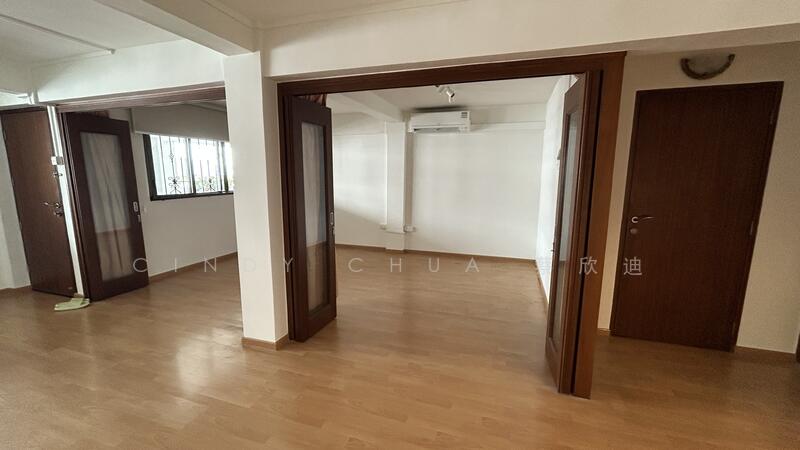 Living with Bedroom 2 (opened)
