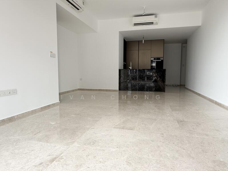 Generous living and dining room