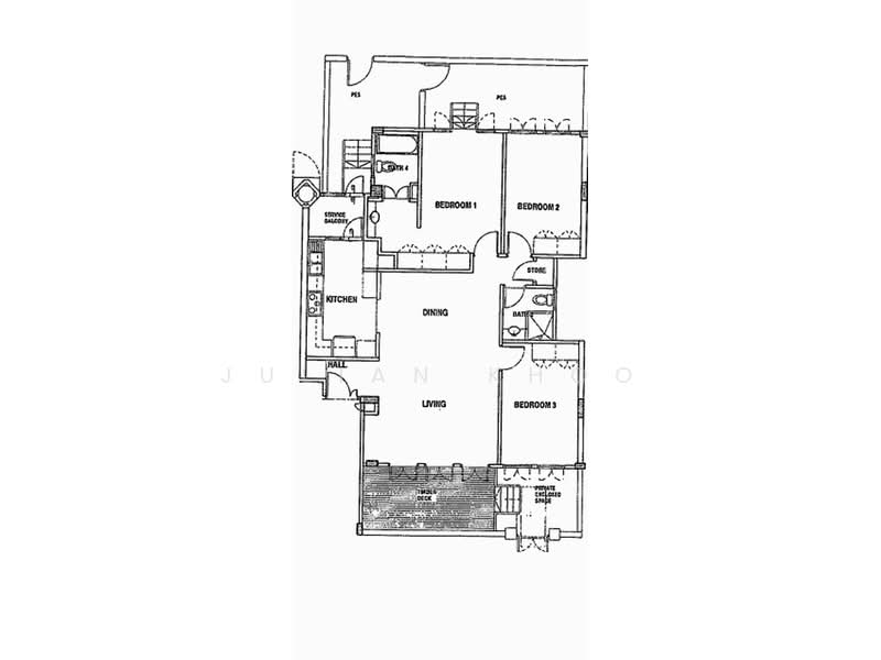 Lotus @ Joo Chiat, 89 Joo Chiat Place, 3 Bedrooms, 1,717 sqft, Apartment For Rent, by Julian Khoo, 60170612 - PropertyGuru.com.sg