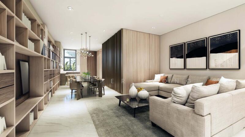 Brand New 3.5 Sty Corner Terrace w Pool and Lift, Walk to MRT, Meragi Road, Jln Pelatok, Jln Demak, Jln Pergam, Upper Changi Road East, 5 Bedrooms, 6,413 sqft, Corner Terrace For Sale, by Jennifer Leong, 60170645 - Living Room - PropertyGuru.com.sg