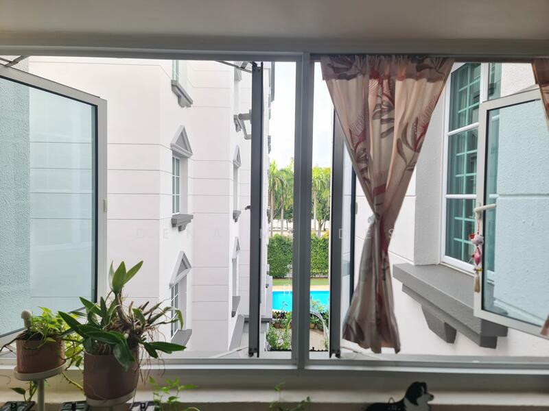 Pool View from Balcony