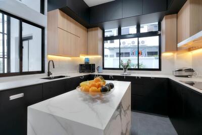 For Sale - ⭐⭐LANDED7772 @ Renovated 3-Storey Corner Terrace with Pool