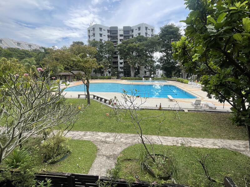 Pool view from unit