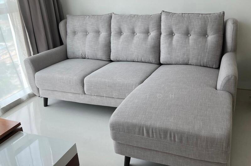 Living Room new grey sofa