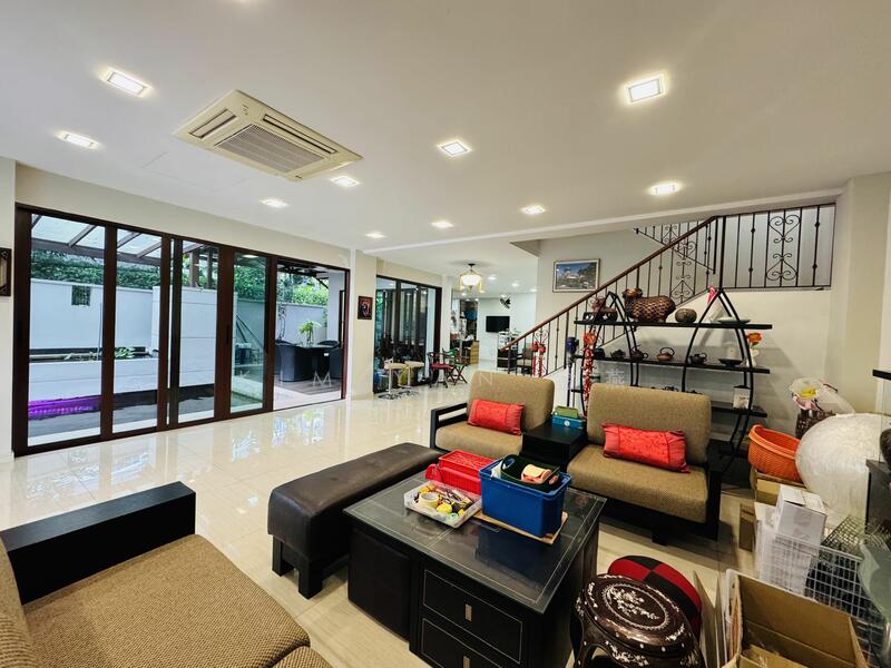 For Sale - Resort living with trees, pond, patio, roof terrace, modern design, for 3 generations