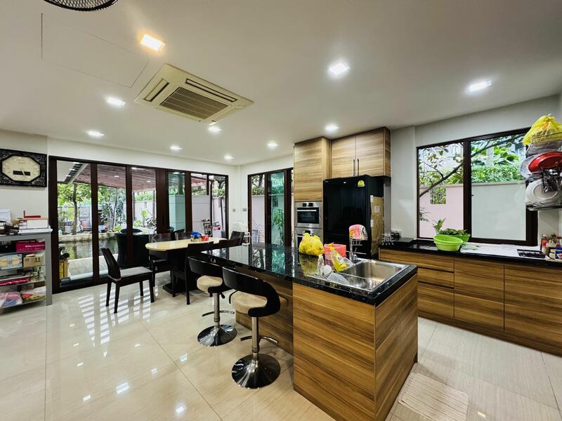 For Sale - Resort living with trees, pond, patio, roof terrace, modern design, for 3 generations