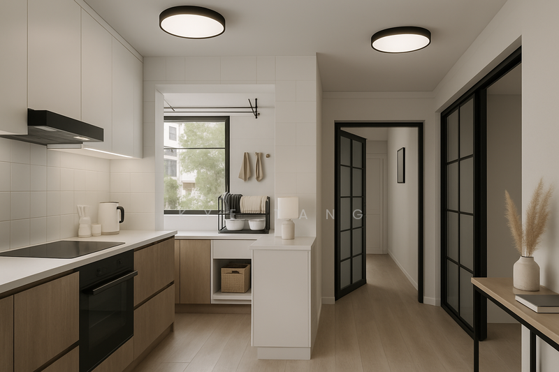 Kitchen View II - Styled Concept