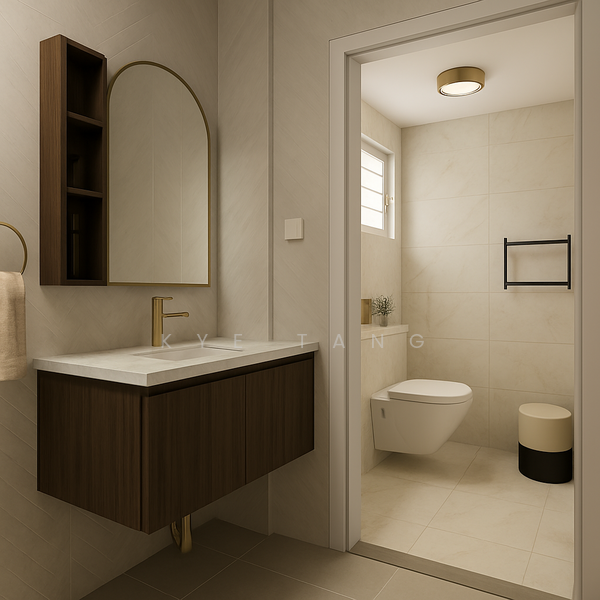Common Bathroom - Styled Concept