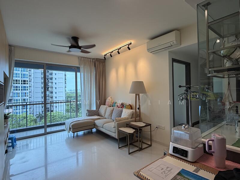 rare , wide and long living space 