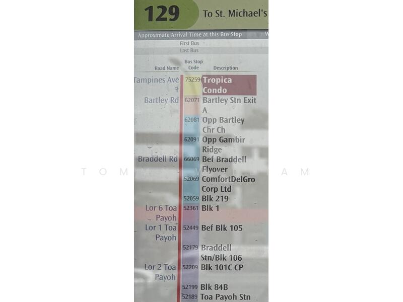 one bus stop away to Bartley MRT