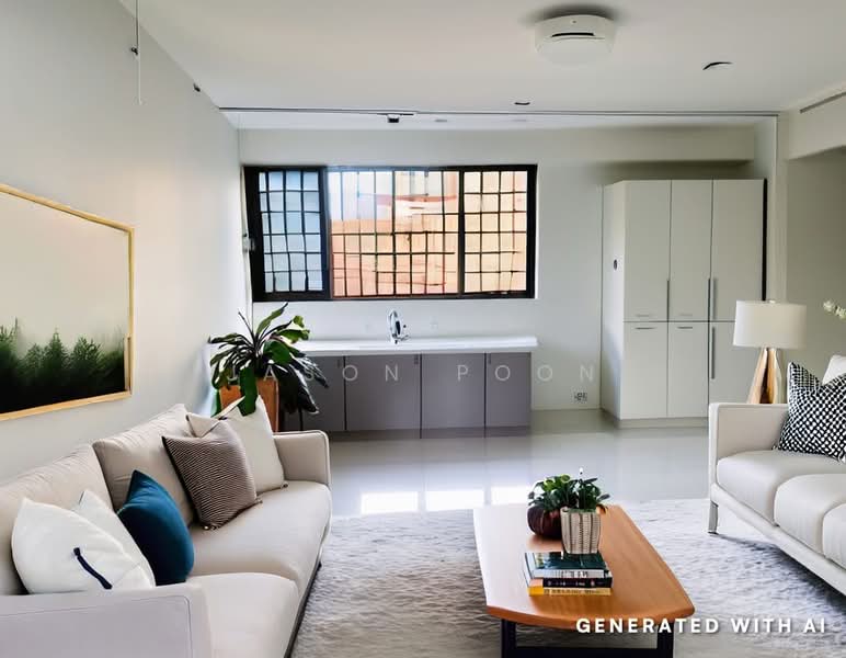 634 Ang Mo Kio Avenue 6, 634 Ang Mo Kio Avenue 6, 3 Bedrooms, 980 sqft, HDB Flat For Sale, by Jason Poon, 60173213 - Ai generated for reference only - PropertyGuru.com.sg