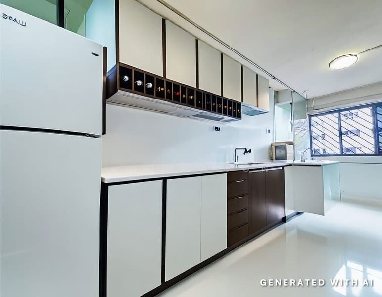 634 Ang Mo Kio Avenue 6, 634 Ang Mo Kio Avenue 6, 3 Bedrooms, 980 sqft, HDB Flat For Sale, by Jason Poon, 60173213 - Ai generated for reference only - PropertyGuru.com.sg