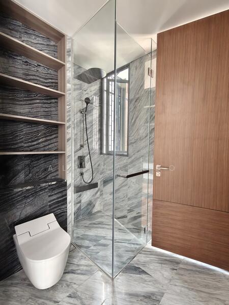 Bathroom with bidet system