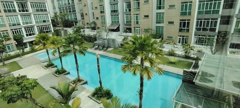 Pool View from Living