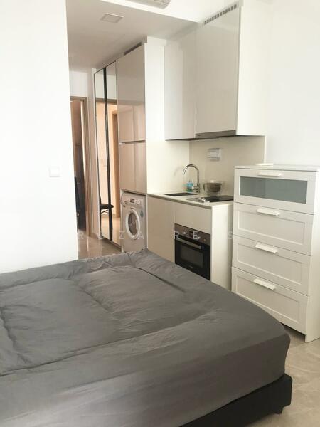 Studio with kitchenette