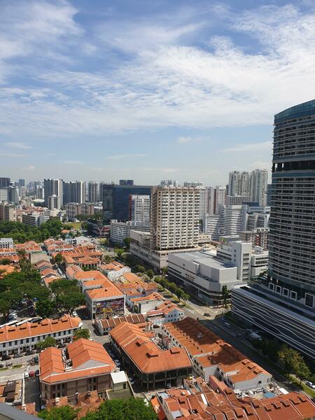 View from Balcony/Living