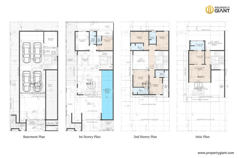 For Sale ❤️GIANT⚡️Luxury 4 Levels Semi-D House w Basement, Attic, Pool and Home Lift.