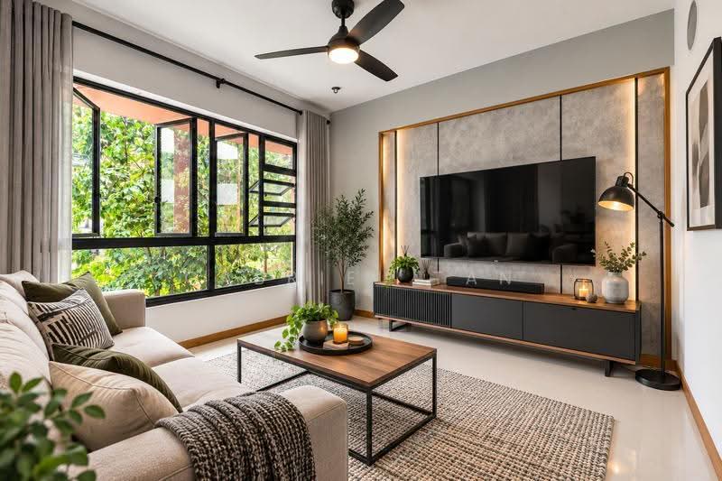 Living room (artist impression)