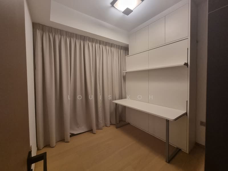 One Bernam, 1 Bernam Street, 2 Bedrooms, 732 sqft, Condominium For Rent, by Louis Koh, 60177102 - Study with pull down queen bed - PropertyGuru.com.sg