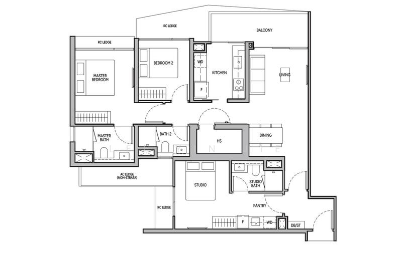 Rare new 3 bedroom dual key unit 5 min walk to Braddell MRT Condominium For Sale at S$ 3,024,000 | PropertyGuru Singapore