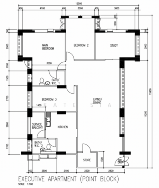 For Sale Next to MRT, 4 Bedrooms, Executive HDB, Corner Unit, No extension