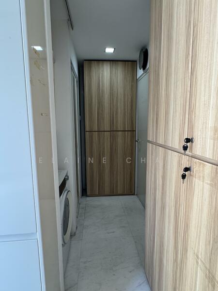 Backyard area with bathroom/bomb shelter