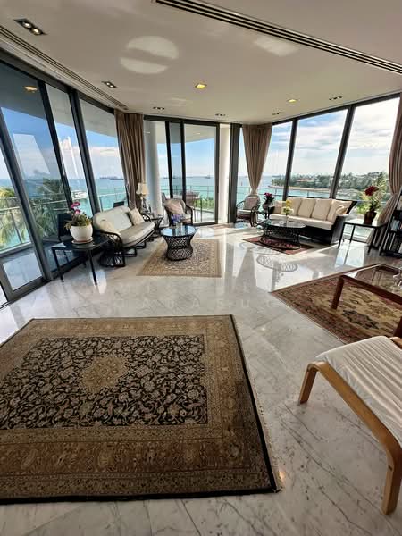 Seascape @ Sentosa Cove, 57 Cove Way, 4 Bedrooms, 4,069 sqft, Apartment For Sale, by Michele Cabasug, 60179962 - Living Room - PropertyGuru.com.sg