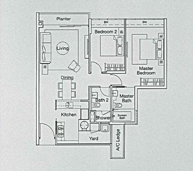 For Rent Ferraria Park Condo
